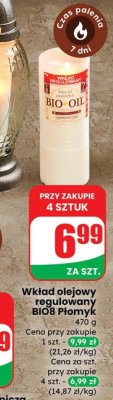 Wkład olejowy regulowany BIO8 Płomyk promocja w Dino