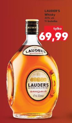Whisky LAUDER'S promocja w Kaufland
