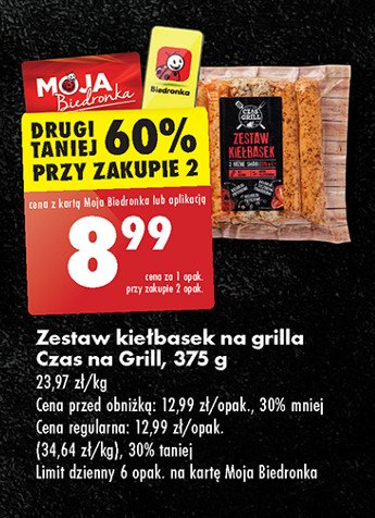 Zestaw kiełbasek Czas na grill promocja