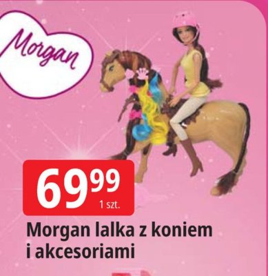 Morgan lalka z koniem i akcesoriami promocja w Leclerc