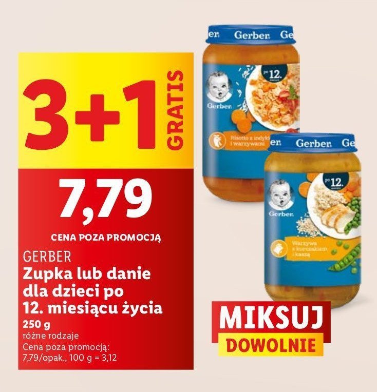 Obiadek risotto z indykiem i warzywami Gerber junior promocja