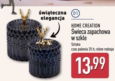 Świeca zapachowa w szkle  promocja w Aldi
