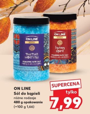Sól do kąpieli różne rodzaje 480 g ON LINE promocja w Kaufland