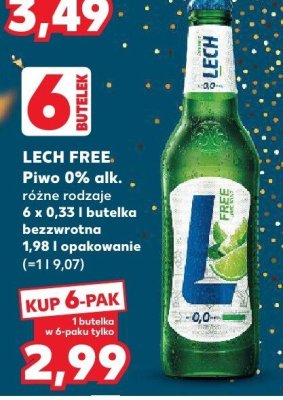 Piwo Lech Free promocja w Kaufland