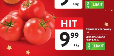 Pomidor czerwony luz promocja w Intermarche