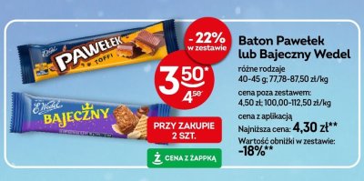 Baton Bajeczny Wedel promocja w Żabka