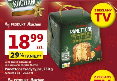 Panettone tradycyjne Auchan promocja w Auchan