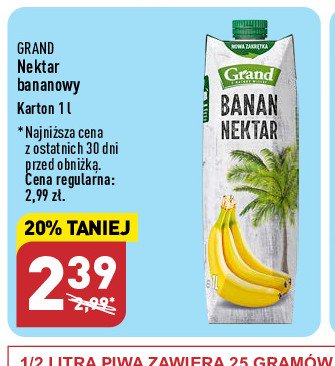Nektar bananowy Grand promocja