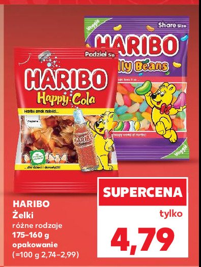 Żelki Haribo happy cola promocja