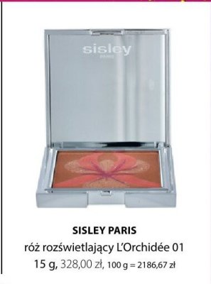 Róż rozświetlający L'Orchidée 01 SISLEY PARIS promocja w Hebe
