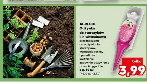 Odżywka witaminowa do roślin florum strong Agrecol promocja w Kaufland