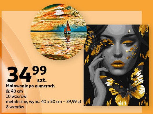 Malowanie po numerach 40 x 50 cm promocja