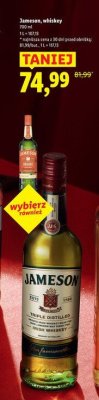 Whisky Jameson promocja w Lidl