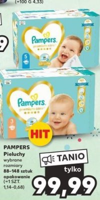 Pieluszki dla dzieci 5 Pampers premium care promocja