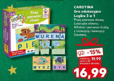 Gra edukacyjna 3 w 1 promocja w Kaufland