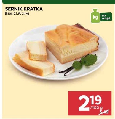 Sernik kratka promocja w Stokrotka
