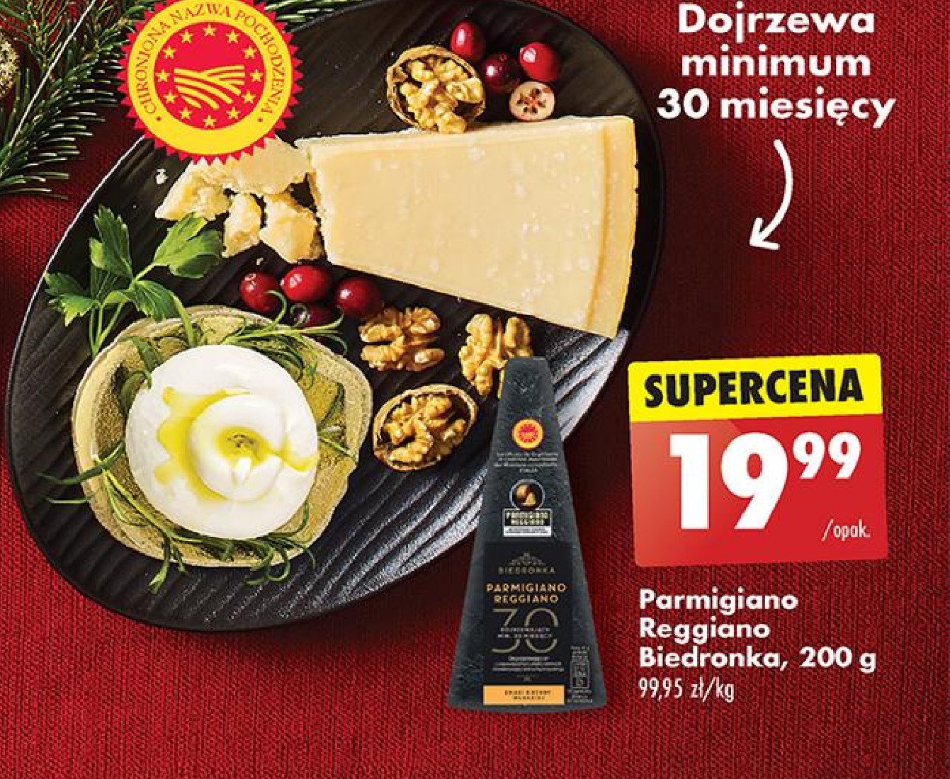 Ser  parmigiano reggiano Biedronka promocja