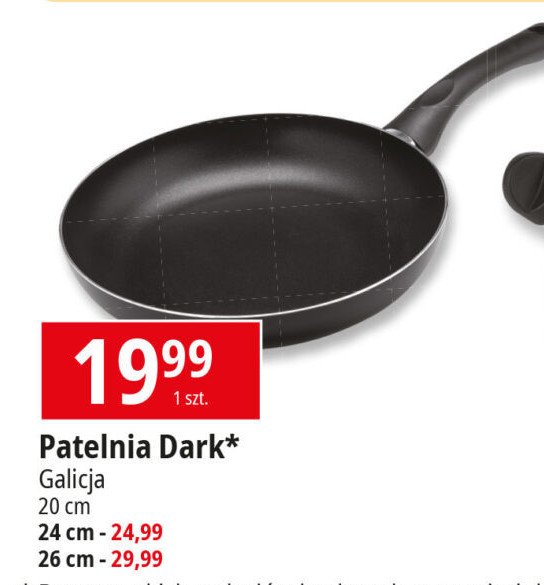 Patelnia dark 26 cm Galicja promocja w Leclerc