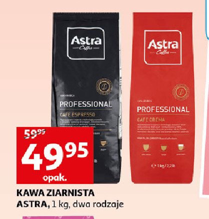 Kawa Astra professional cafe espresso Astra caffee promocja