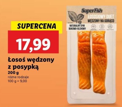 Łososiowy duet wędzony na gorąco Superfish promocja
