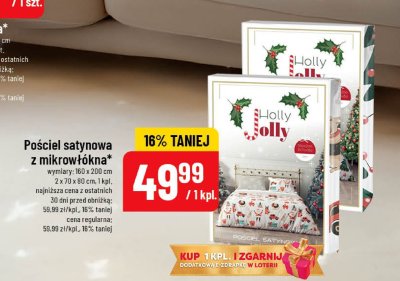 Pościel satynowa z mikrowłókna promocja w POLOmarket