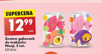 Zestaw gąbek do makijażu Niuqi promocja