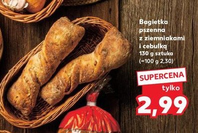 Bagietka z ziemniakami i cebulką promocja