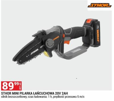 Mini pilarka łańcuchowa Sthor 20V 2AH promocja w Merkury Market