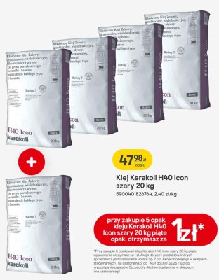 Klej Kerakoll H40 Icon szary 20 kg promocja w Castorama