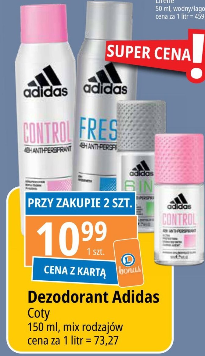 Dezodorant Adidas men fresh promocja