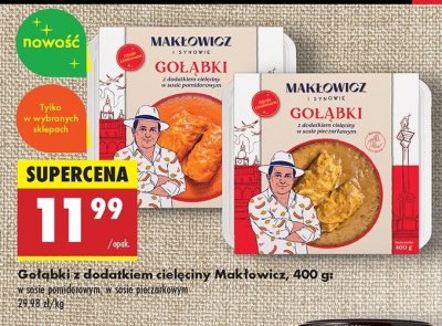 Gołąbki z dodatkiem cielęciny w sosie pomidorowym Makłowicz i synowie promocja