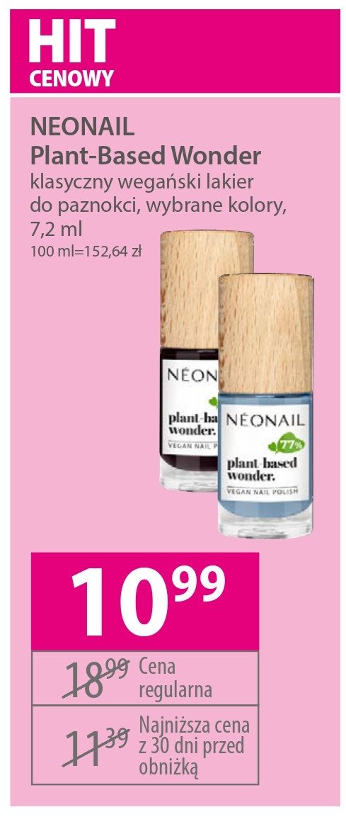 Lakier do paznokci pure cloud NEONAIL PLANT-BASED WONDER promocja