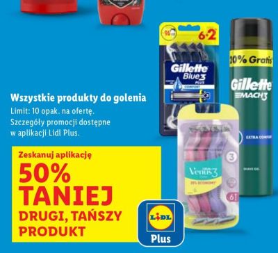 Wszystkie produkty do golenia promocja w Lidl