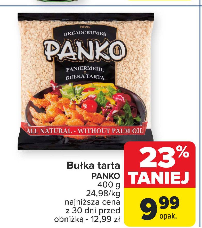 Bułka tarta Panko promocja w Carrefour Market