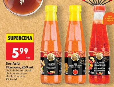 Sos Asia Flavours słodko-kwaśny 250 ml promocja w Biedronka