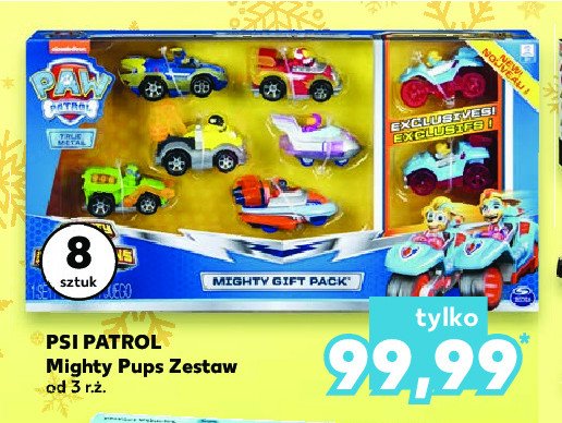 Zestaw 8 pojazd贸w mighty pups kosmopieski promocja