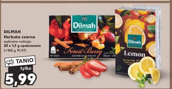 Herbata forest berry Dilmah promocja