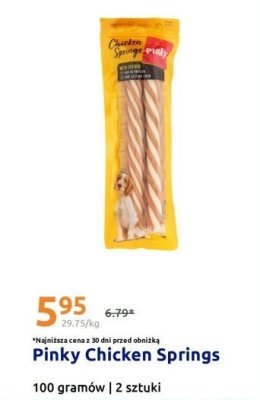 Przysmak dla psa Pinky Chicken Springs promocja w Action