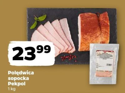 Polędwica sopocka plastry Eco+ promocja w Netto