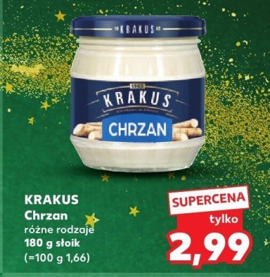 Chrzan 180 g, różne rodzaje promocja w Kaufland