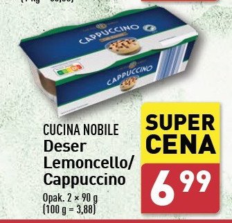 Deser cappuccino Cucina nobile promocja