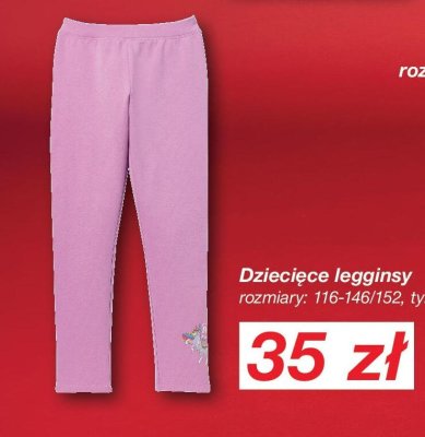 Legginsy dziecięce Unicorn Academy promocja w KiK