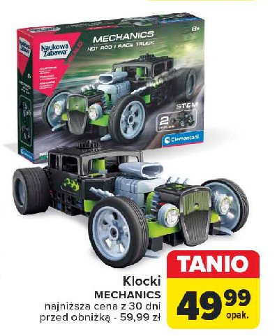 Laboratorium mechaniki hot rod + race truck Clementoni promocja w Carrefour Market