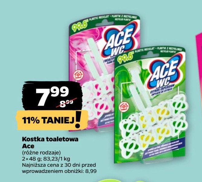 Zawieszka zielona Ace wc promocja