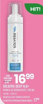 Pianka do demakijażu Solverx Acmed Deep D+ promocja w Drogerie Natura