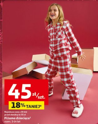 Piżama dziecięca promocja w Auchan