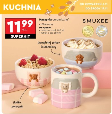Miska ceramicznya, różne wory promocja w Biedronka
