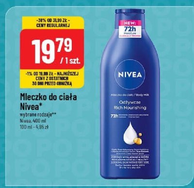 Mleczko do ciała Nivea promocja w POLOmarket