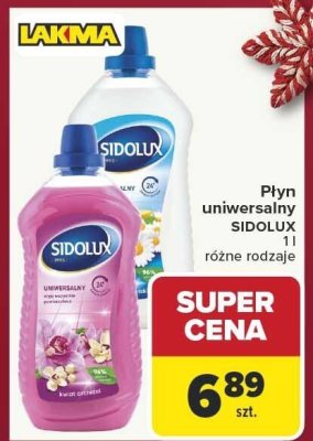 Płyn uniwersalny SIDOLUX 1 l różne rodzaje promocja w Carrefour