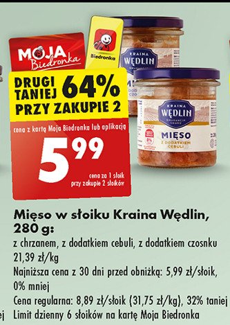 Mięso z dodatkiem cebuli Kraina wędlin promocja